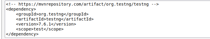 selenium Test Automation project using Java